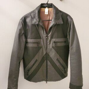 Vintage Japanese Double Zip Up Jacket